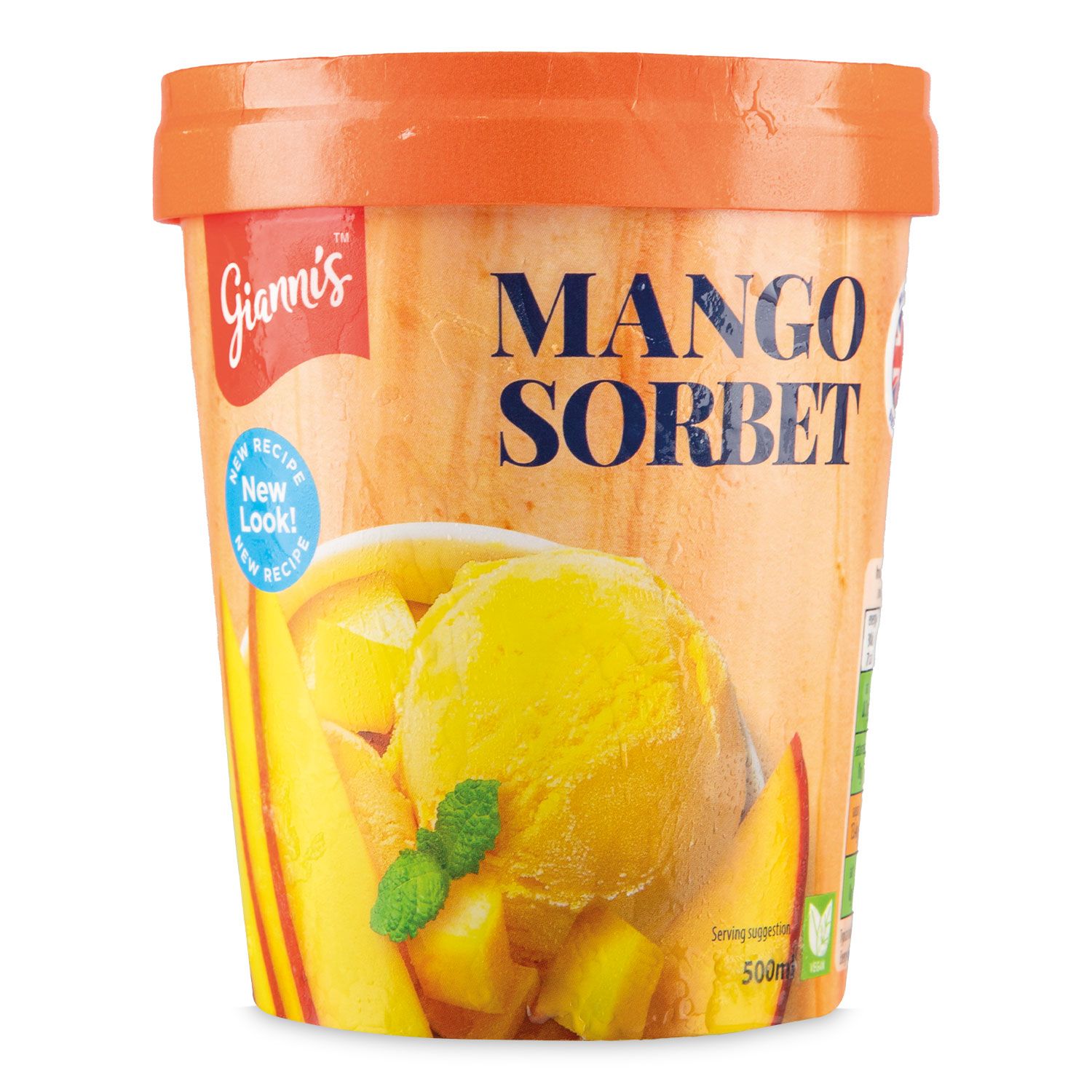 Mango Sorbet 500ml Gianni's